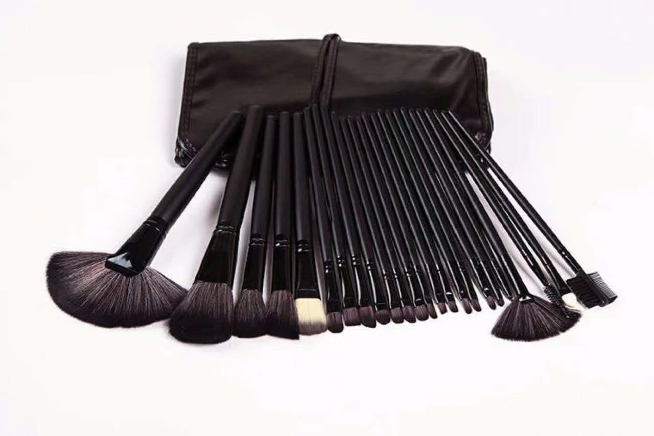 24 x makeup brush set makeup artist full set of eye shadow brush detail brush sponge brush eyebrow brush powder blusher brush highlight brush