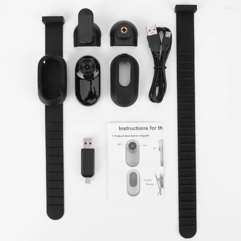 Update Dog Collars No Wifi Required Cat And Collar Camera With Video Recording Movement Mini Body Indoor/Outdoor Wireless