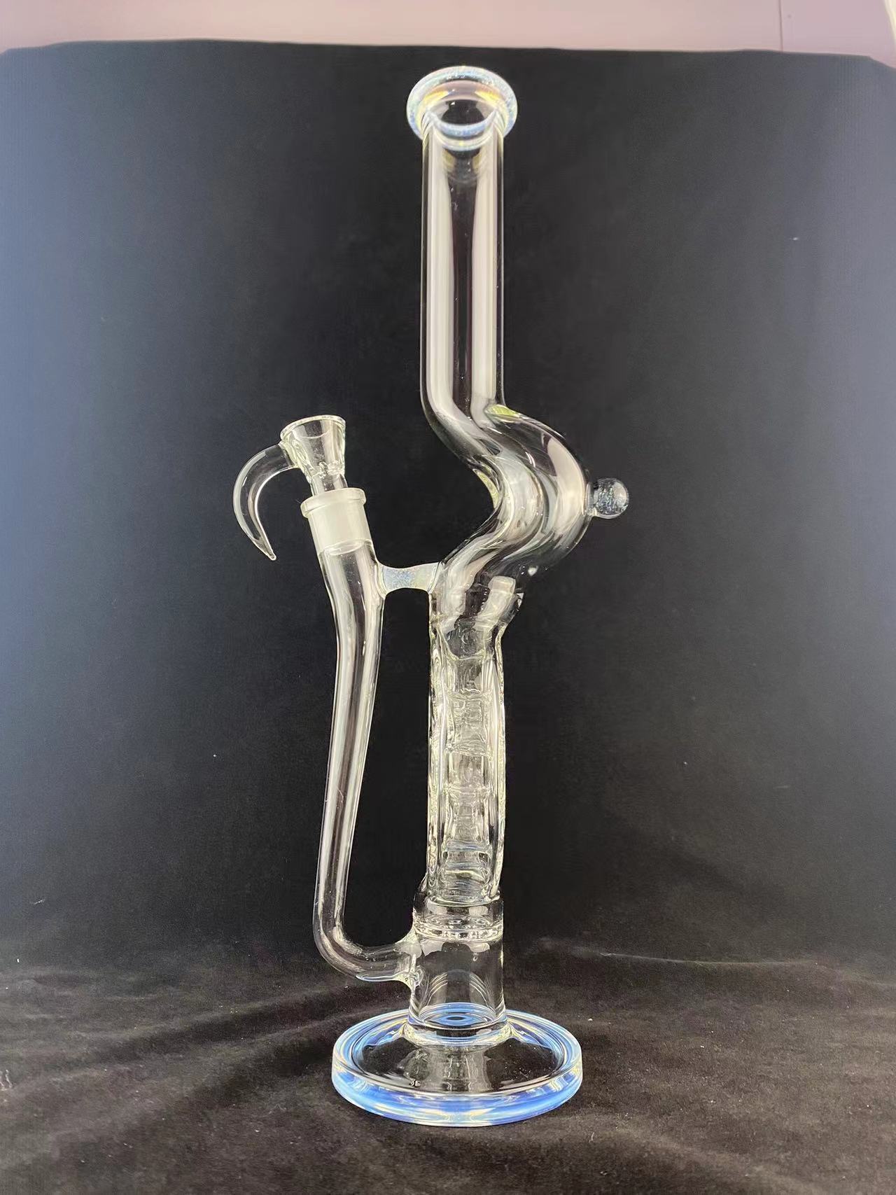 swiss secret white swiss Smoking Pipes 18inch 18mm add marble new design welcome to order