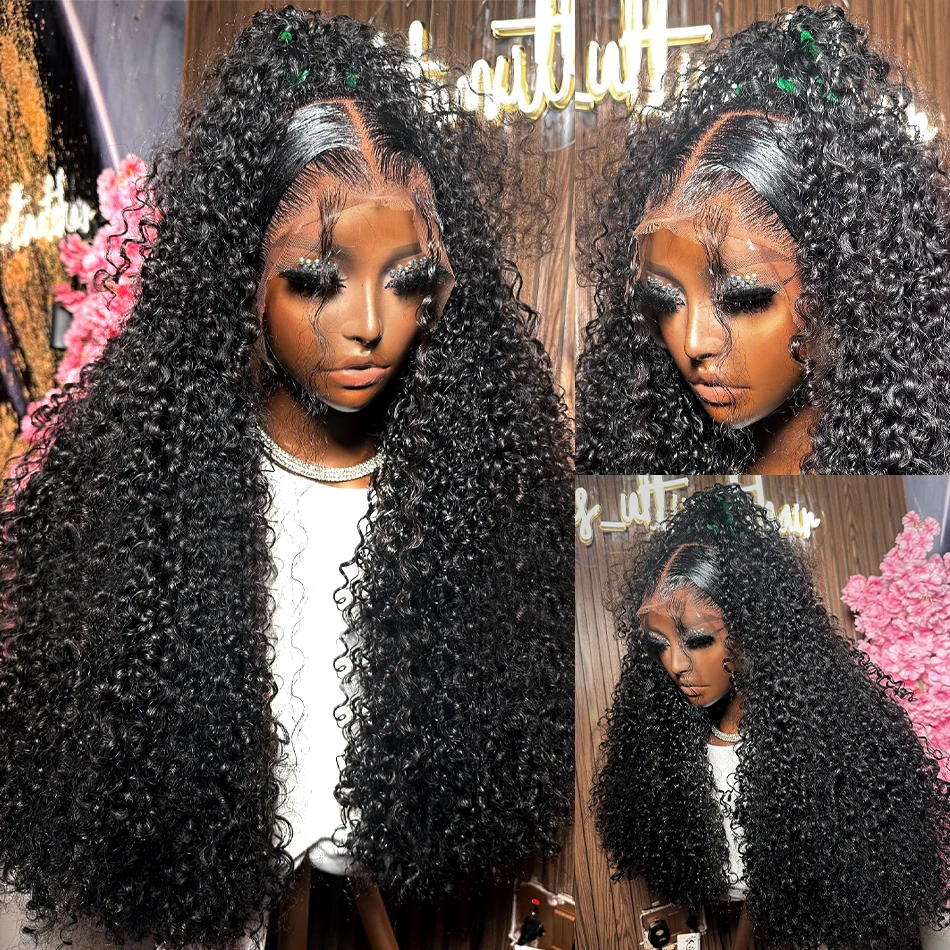 Free shipping 360 Frontal 28 30 Inch Water Wave 13x6 Lace Front Wig Human Hair Wigs Deep Curly Glueless Virgin Brazilian 180% Density
