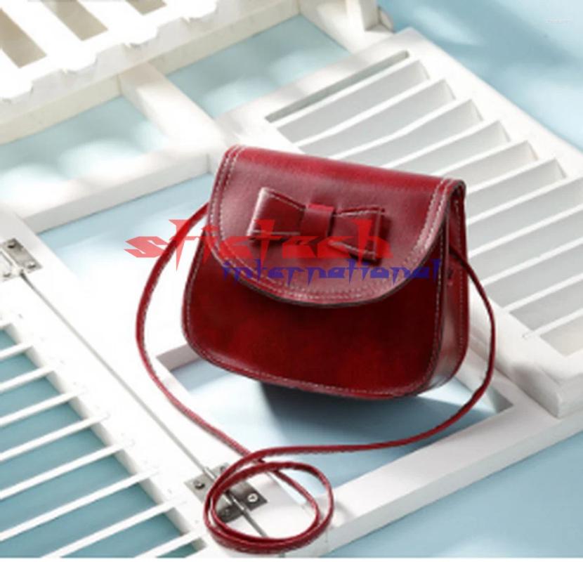 Shoulder Bags By Dhl Or Ems 20pcs Bowknot Mini Square Women Crossbody Bag Fashion Female Mobile Phone Messenger Designer