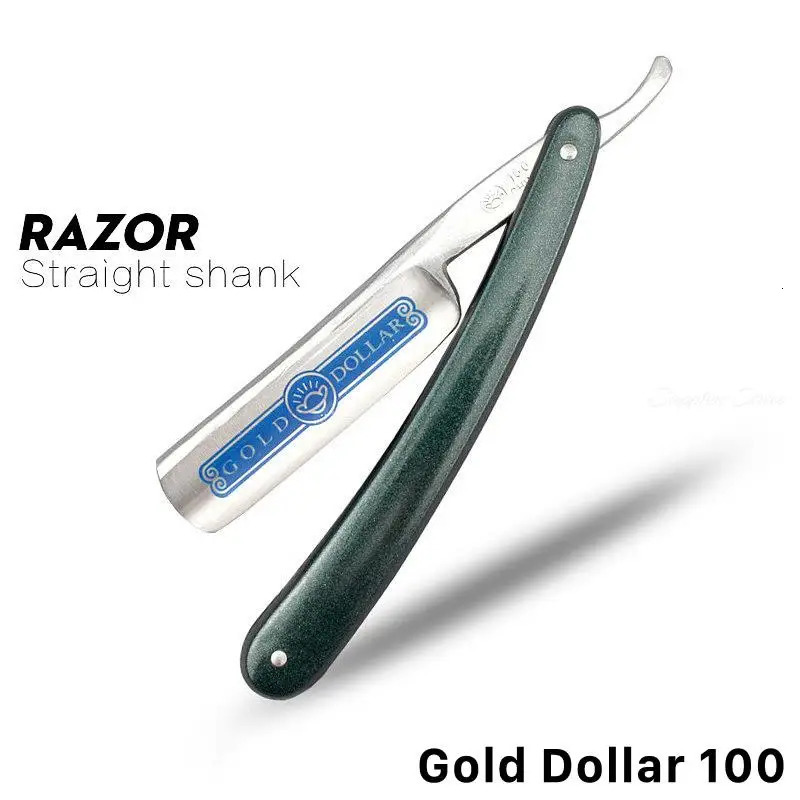 Gold Dollar 208 Gold Monkey 777 666 Classic Steel Straight Edge Salon Barber Shaving Razor Shaver SHAVING RAZOR Barber Tools 240314
