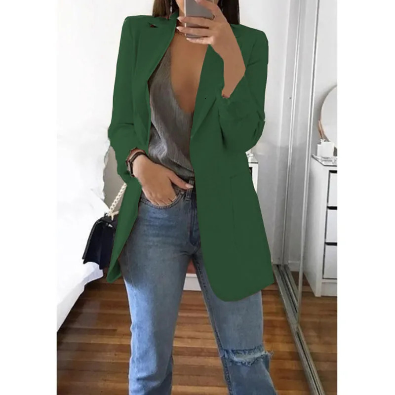 Women Blazer Jackets Fashion Womens Clothes Elegant Stylish Feminine Office Wear Casual Tops Female Jacket 240318