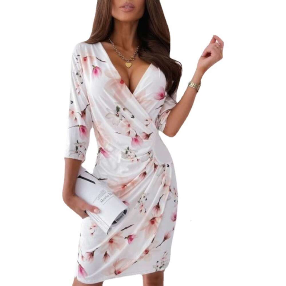 2024 Summer New Printed Slim Fit Dress