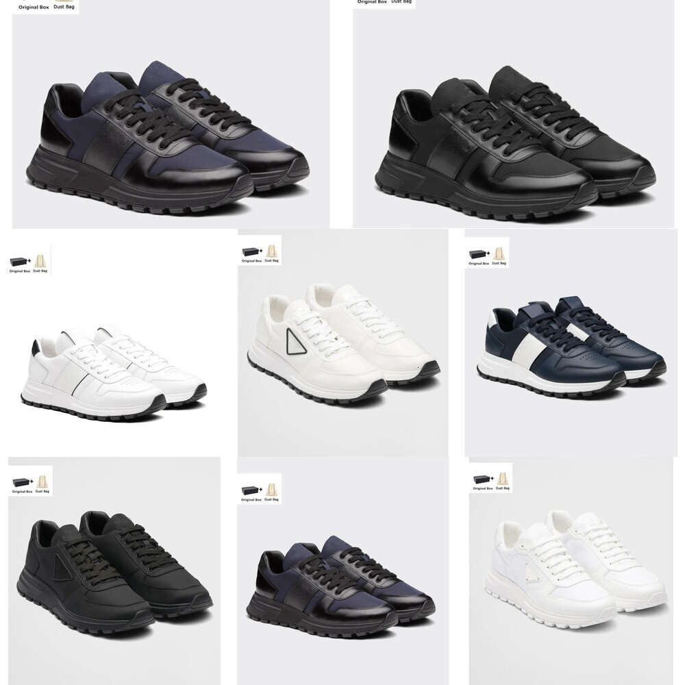 mesn sheos Fashion Men's Casual Shoes Design Prax 01 Sneakers Re-nylon Brushed Leather Nylon Mesh Brand Mens Skateboard Walking Runner Outdoor Sports platform shoe