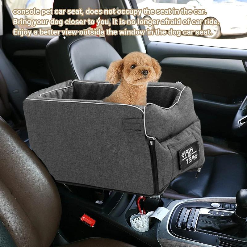 Update Dog Carrier Travel Bags For Dogs Cats Car Seat Portable Central Console Bag Pet Supplies Cat Accessories