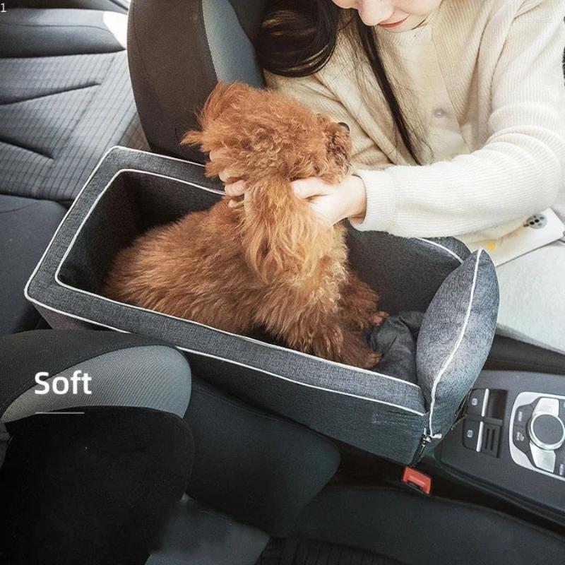 Update Dog Carrier Travel Bags For Dogs Cats Car Seat Portable Central Console Bag Pet Supplies Cat Accessories