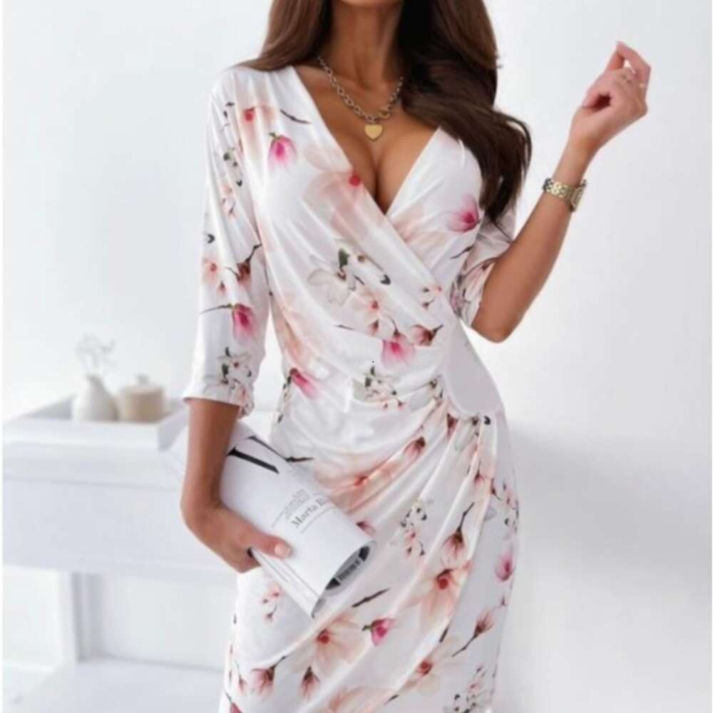 2024 Summer New Printed Slim Fit Dress