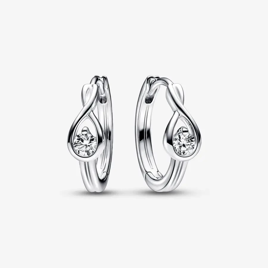 2024 New Silver Infinite Love Series Girl Necklace Jewelry Earrings Suitable For S925 Snake Gifts Free Wholesale Shipping