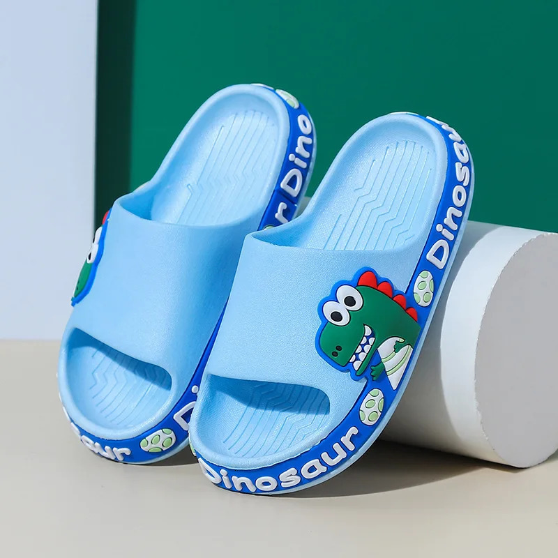 Kids Slippers for Boys Solid Color Summer Beach Indoor Baby Slippers Cute Girl Shoes Home Soft Non-Slip Children Slippers 240318