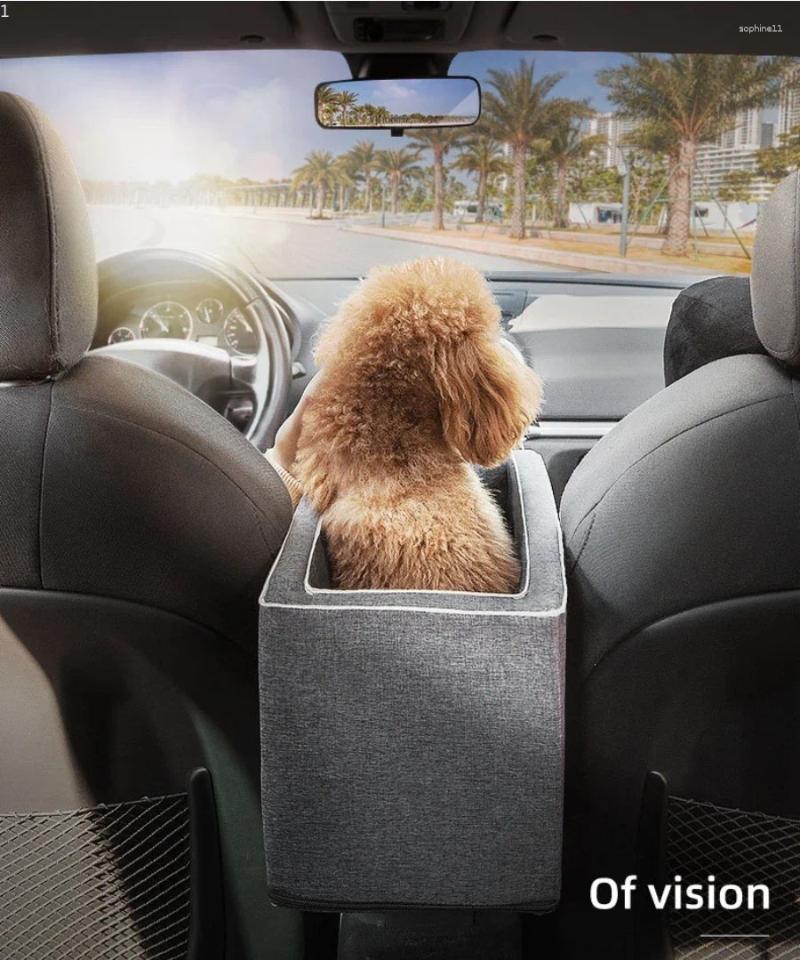 Update Dog Carrier Travel Bags For Dogs Cats Car Seat Portable Central Console Bag Pet Supplies Cat Accessories