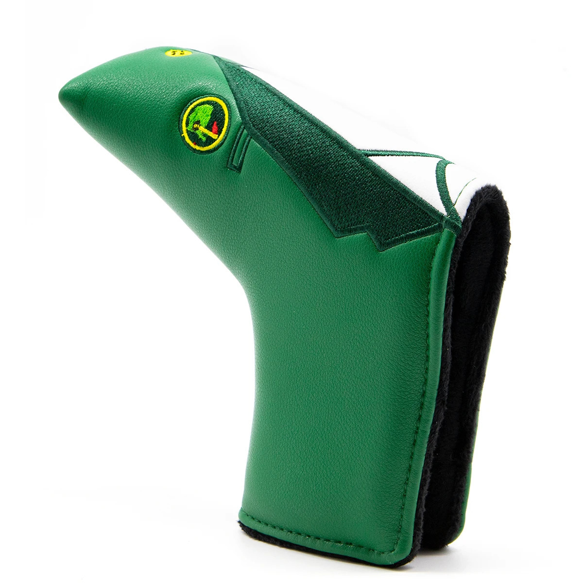 Green Jacket Putter Cover Waterproof Golf Club Head Covers Premium Leather Magnetic Putter Headcover Blade Golf Accessories 240312