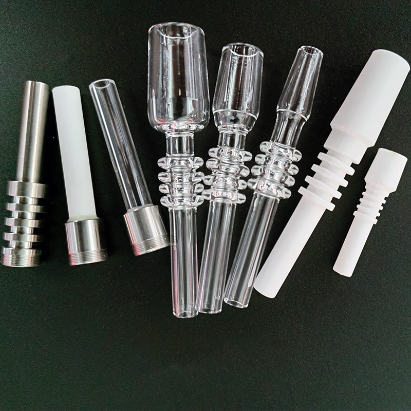 510 Thread Quartz Titanium Ceramic Nail 10mm 14mm 18mm Replacement Tip Smoking Accessories For Nectar Collector Kit Dab Straw water pipes bong