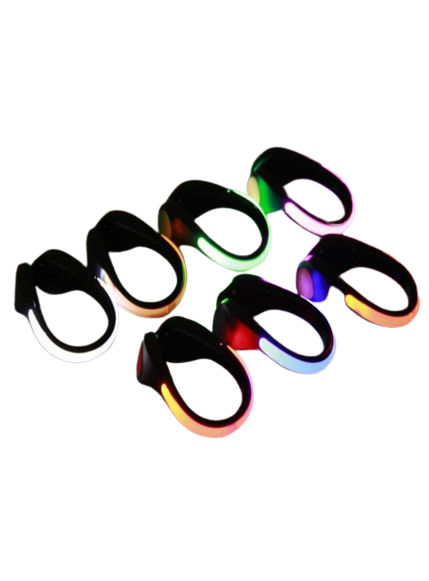 LED Luminous Shoe Clip Light Novelty Lighting Outdoor Running cycling Bicycle RGB Safety Night Lights Warn lamp Glowing zapato cic