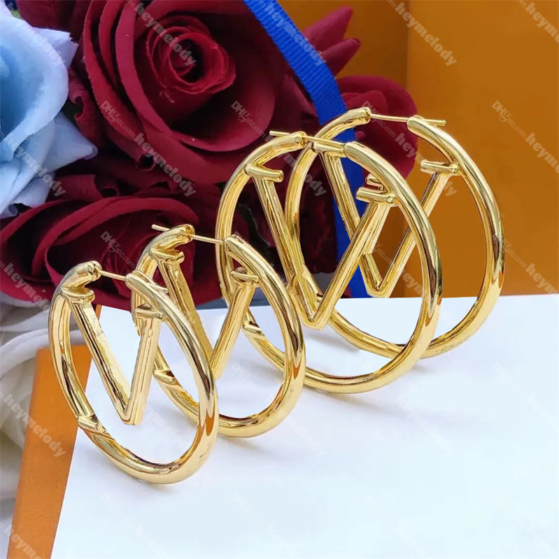 Chic Gold Earrings Hoop Earrings 3-5CM Danglers Designer for Women Gifts Valentine's Day Anniversary Designer Jewelry