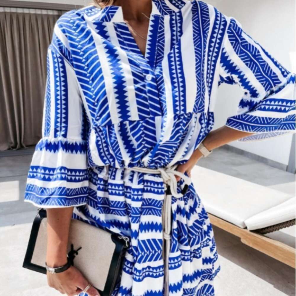 2024 Summer New Printed Bohemian Dress