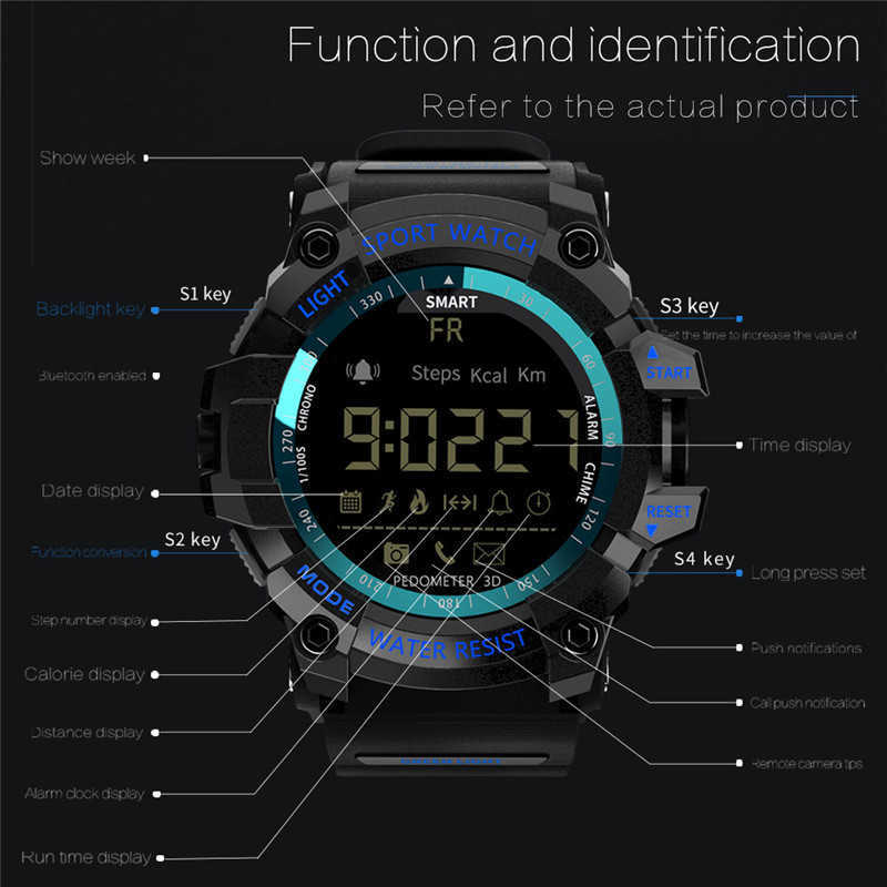 Other Electronics Lokmat mk16 smart watch Bluetooth information push reminder function IP68 smart Watch J240320