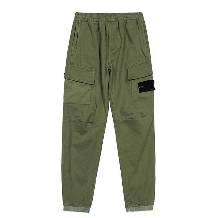 Pantaloni Cargo Tinti In Capo Pantaloni Tascabili Pantaloni Tattici Da Uomo All'aperto Pantaloni A Matita Larghi Taglia M-XXL-image