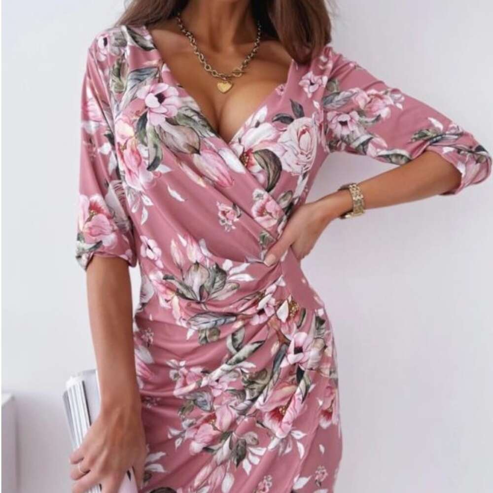 2024 Summer New Printed Slim Fit Dress