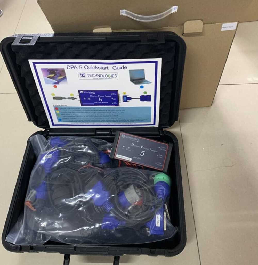 Professional DPA5 Dearborn Protocol Adapter 5 Best Quality Heavy Duty Truck Scanner multi-language with cf30 touch laptop Auto diagnositc tool