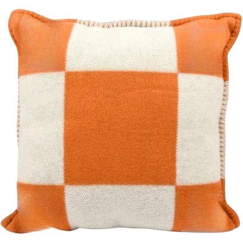 Woven Twill Jacquard Sofa Wool Home Case 45x45/65x65cm Without Pillow Core