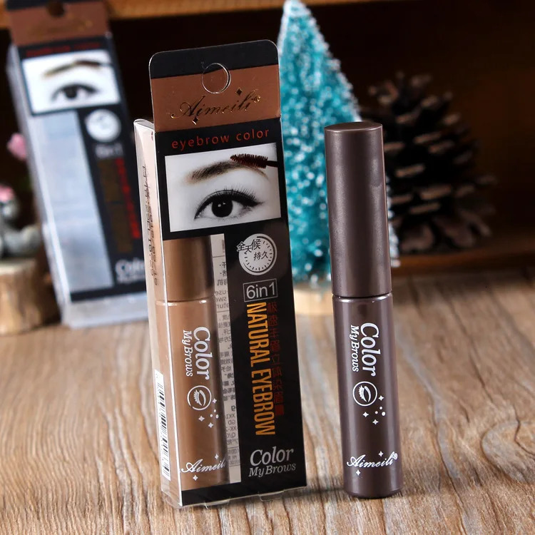 Sdattor Natural 3D Dyeing Eyebrow Cream Waterproof Not Smudge Eyebrow Cream Does Not Take Off Makeup Dark Brown Maquillaje Cosme 240321