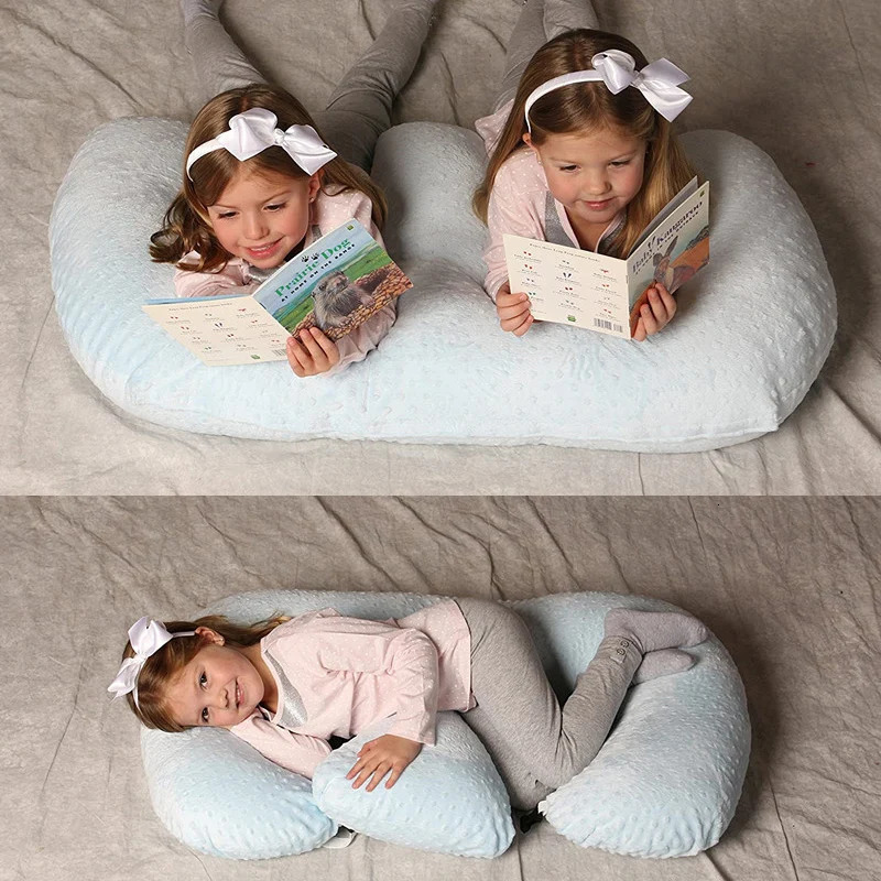 Baby Pillow Multifunctional Nursing Pillow For Breastfeeding Twin Anti-spitting Feeding Waist Cushion Mom Pregnancy Pillow 240412