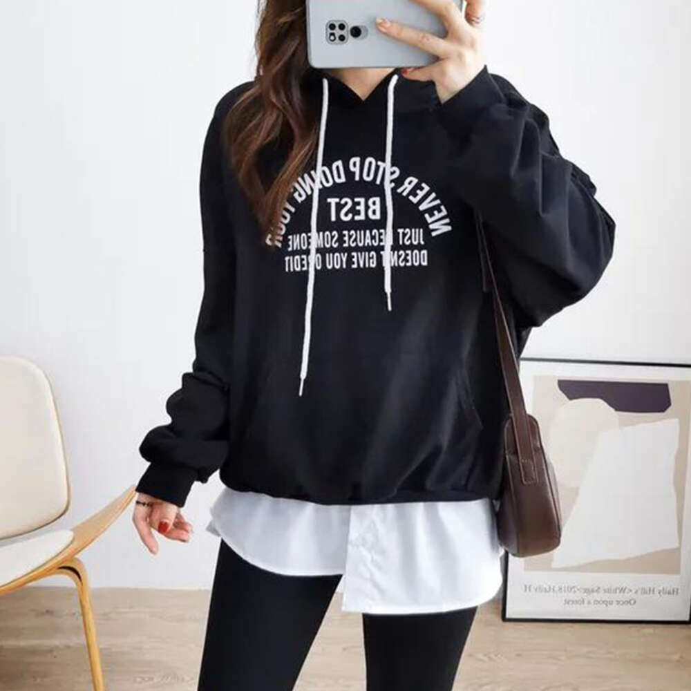 Small Fart Curtain Paired with Hoodie Base Artifact Fake Hem Autumn Inner Layering to Cover Buttocks and Thicken Skirt for Women's Fashion