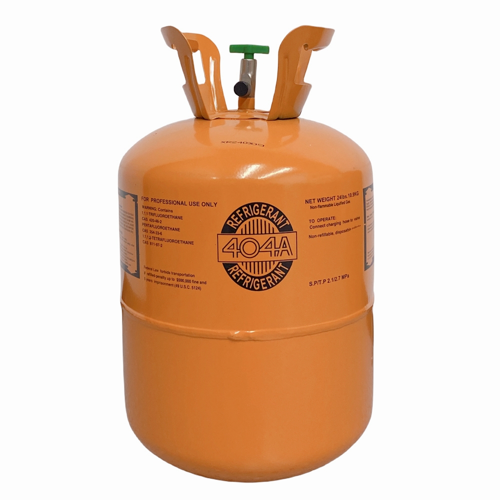 R404A 24Lb Refrigerant Tank Cylinders for Air Conditional Equipment US Stock Fast Shipping