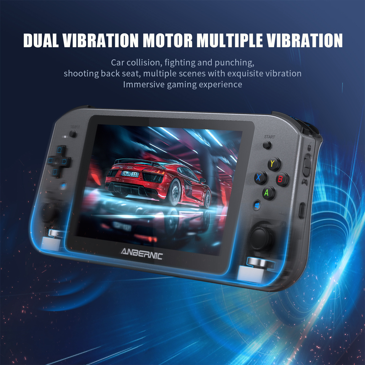 Portable Game Players Anbernic Win600 Handheld Console 5 94 INCH PC Pocket Mini Laptop Win10 Steam OS System 3050e 3020e Steam Deck 230816