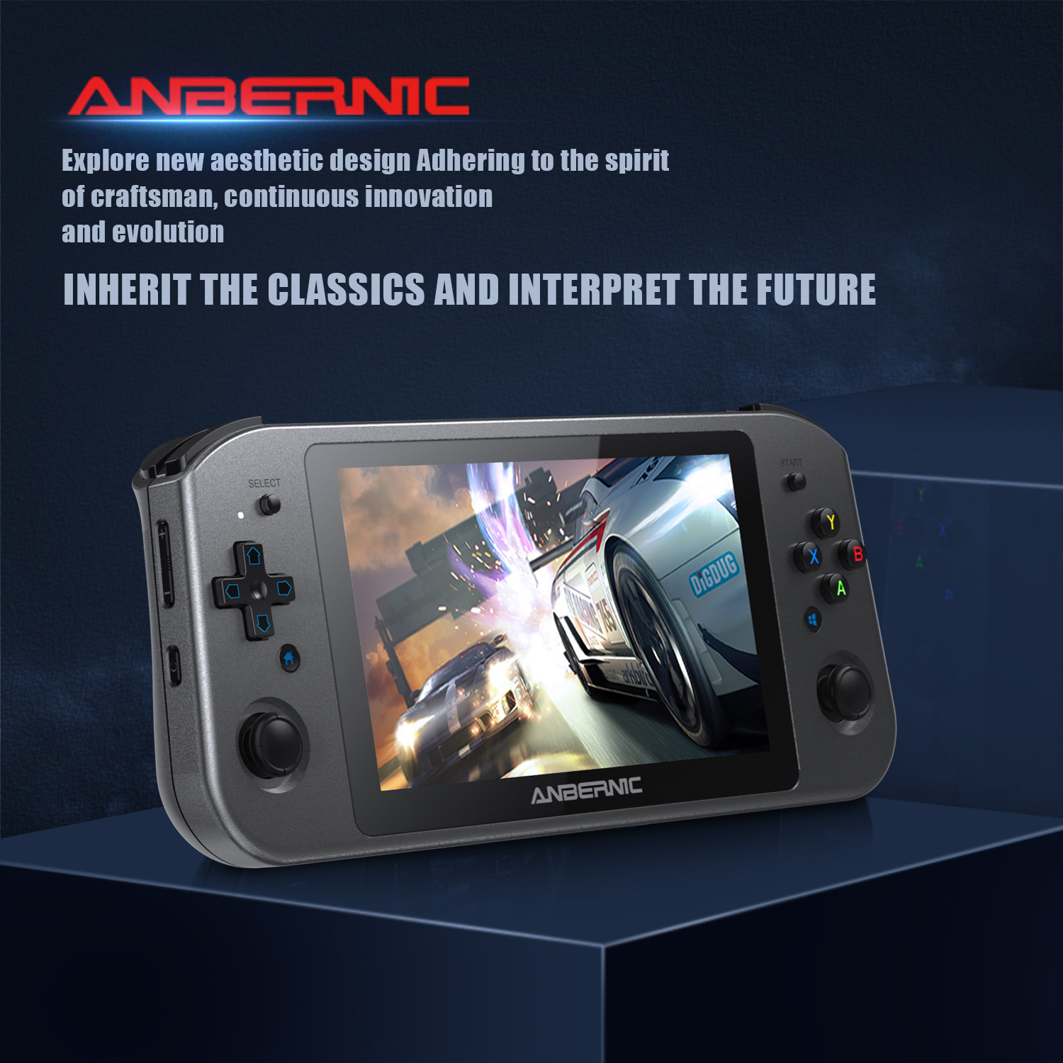 Portable Game Players Anbernic Win600 Handheld Console 5 94 INCH PC Pocket Mini Laptop Win10 Steam OS System 3050e 3020e Steam Deck 230816