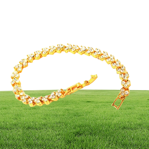 18K White Gold Plated Zirconia Tennis Bracelet Diamond Hand Chain for Men Women Heart Love Crystal Bracelets Bangle Lover Gift Val