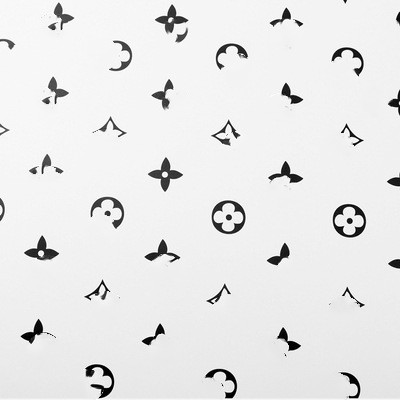 High-end Four-Leaf Clover Flower Wrapping Papers a Pack of Ten Black and White Simple Kraft Paper Flower Shop Floral Wrapping Material Flowers Wrapping Paper