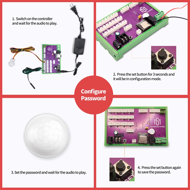 Superb escape room prop stand still prop players need to stand still for a fixed time to unlock real life game prop