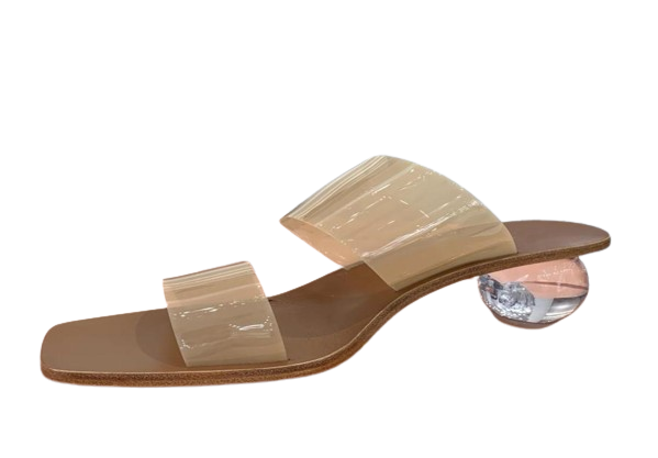 Official Quality Cult Gaia a Transparent Slides Clear a Baubleheel Mules Fashion Sandals Shoes