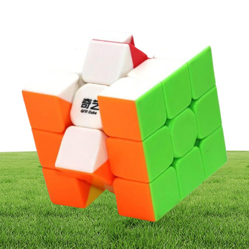 Qiyi Speed Cube Magic Rubix Cube Warrior 55CM Easy Turning Sticker Durable for Beginner Players