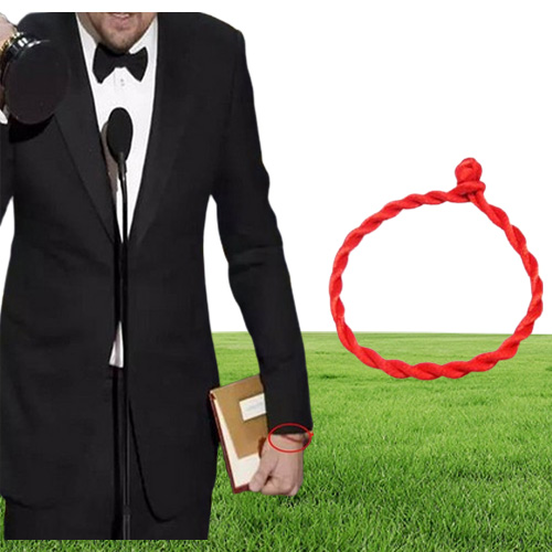 100PCSlot Fashion Red Thread String Bracelet Lucky Red Green Handmade Rope Bracelet for Women Men Jewelry Lover