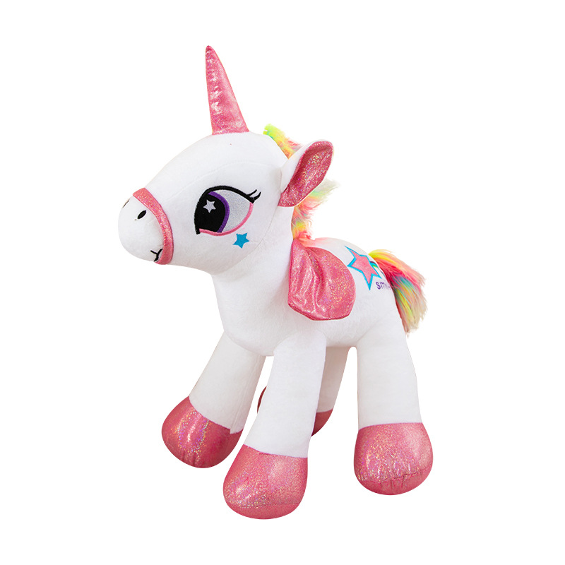 New Rainbow Unicorn Doll Plush Toys Dolls Stuffed Anime Birthday Gifts Home Bedroom Decoration