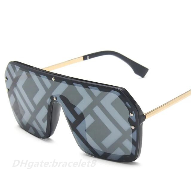 Fashion Designer Outdoor Sunglasses Womens Men Beach Sun Proof Eyeglasses PC lens Full Frame UV400 Letter Sun Glasses With Box