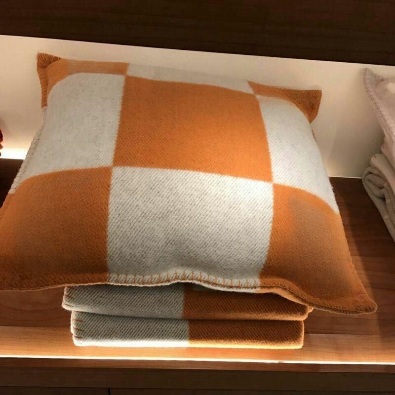 Woven Twill Jacquard Sofa Wool Home Case 45x45/65x65cm Without Pillow Core