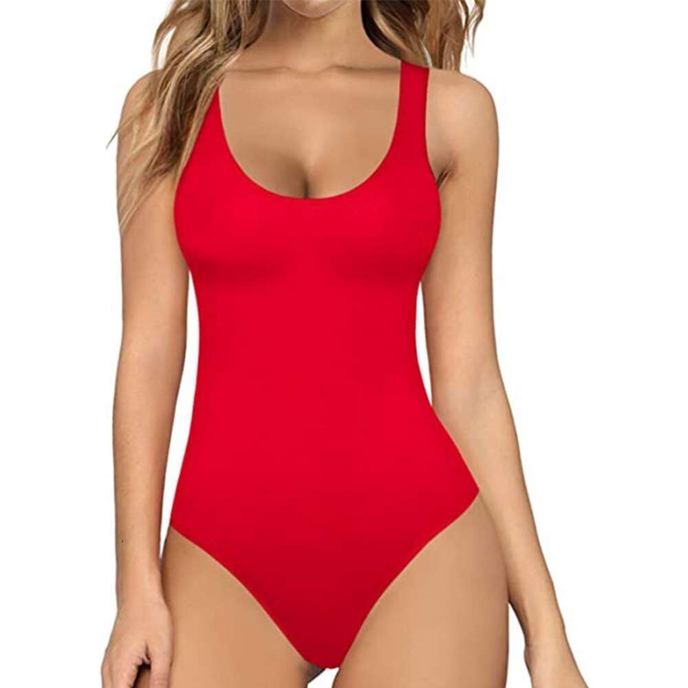 Women's Sexy Sleeveless Hot Selling Summer Slim Fit Tank Top Bodysuit Women