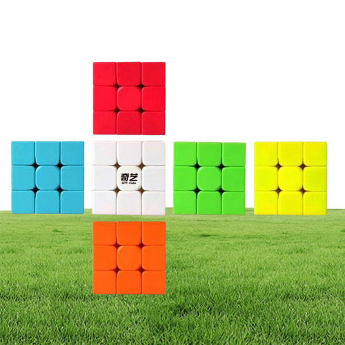Qiyi Speed Cube Magic Rubix Cube Warrior 55CM Easy Turning Sticker Durable for Beginner Players