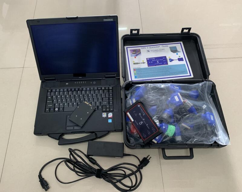 Ready to Use Dearborn Protocol Adapter DPA5 Truck Tool with 480G SSD CF52 I5 4G Diagnostic Tool for Heavy Duty Trucks