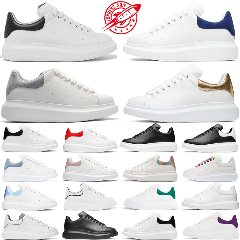 designer platform sneakers men women casual Black Suede Leather Grey Gold Green Blue Casual shoes mens tainers unisex chaussures