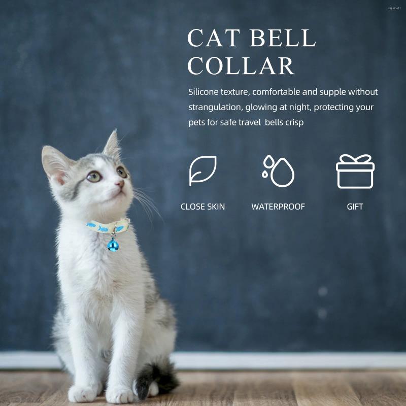 Update Pcs Fluorescent Pet Collar Dog Collars Anti-Lost Product Night Puppy Silica Gel Decoration