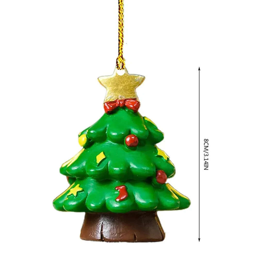 Pendant Animal Acrylic Christmas Decoration Cute Xmas Tree Hanging Ornaments New Year Holiday Party Gifts 0829