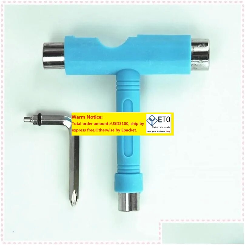 Other Hand Tools Socket Wrench T Type Handtools Iron Skate Board Bearing Spanner Dance Special Tools Non Slip Plastic 2 5Gy G2 Drop Dhzaj LL