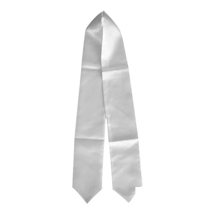 Home Textile Sublimation Blank Graduation Tie Stoles Grad Senior Student Vneck Logo Printing For Students Drop Delivery Garden Dhncp 11 LL