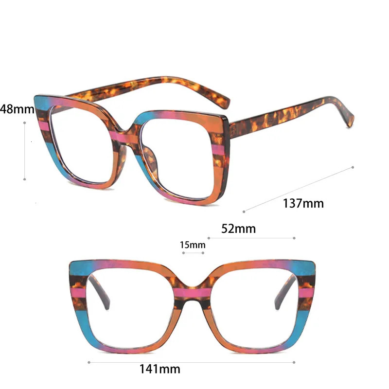Retro anti blue light optical cat eye sexy womens glasses luxury brand designer trend for women Myopia prescription glasses frame 240322