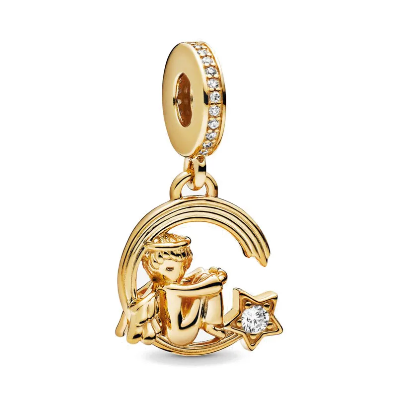 New Silver Women's Charm Golden Tree Of Life Dream Catcher Beads For Classic S925 Snake Women's Bracelet Jewelry Gift